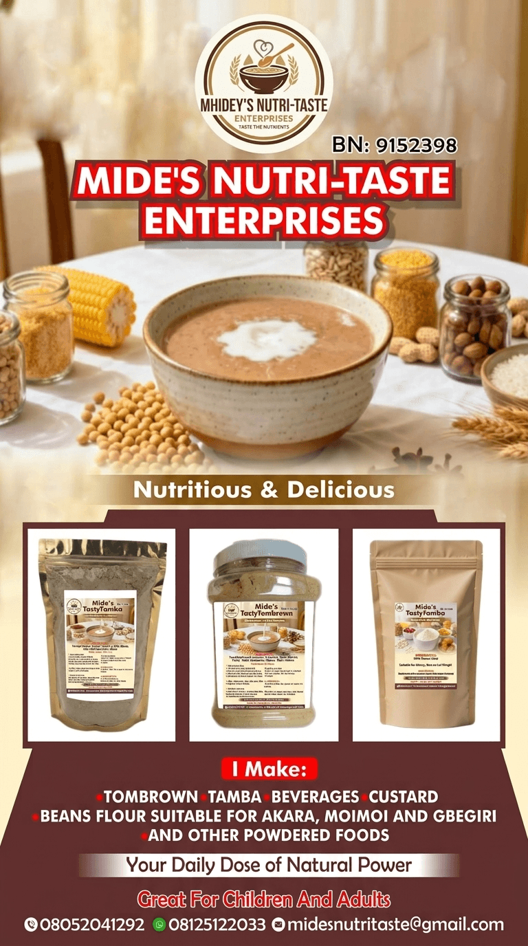Mide's Nutri-taste Enterprises  cover