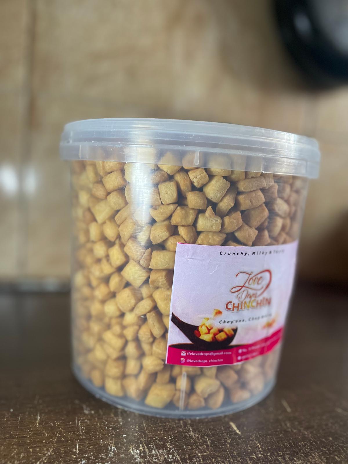 A bucket of chinchin 