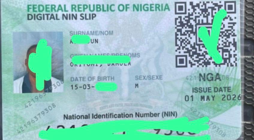 Nin registration