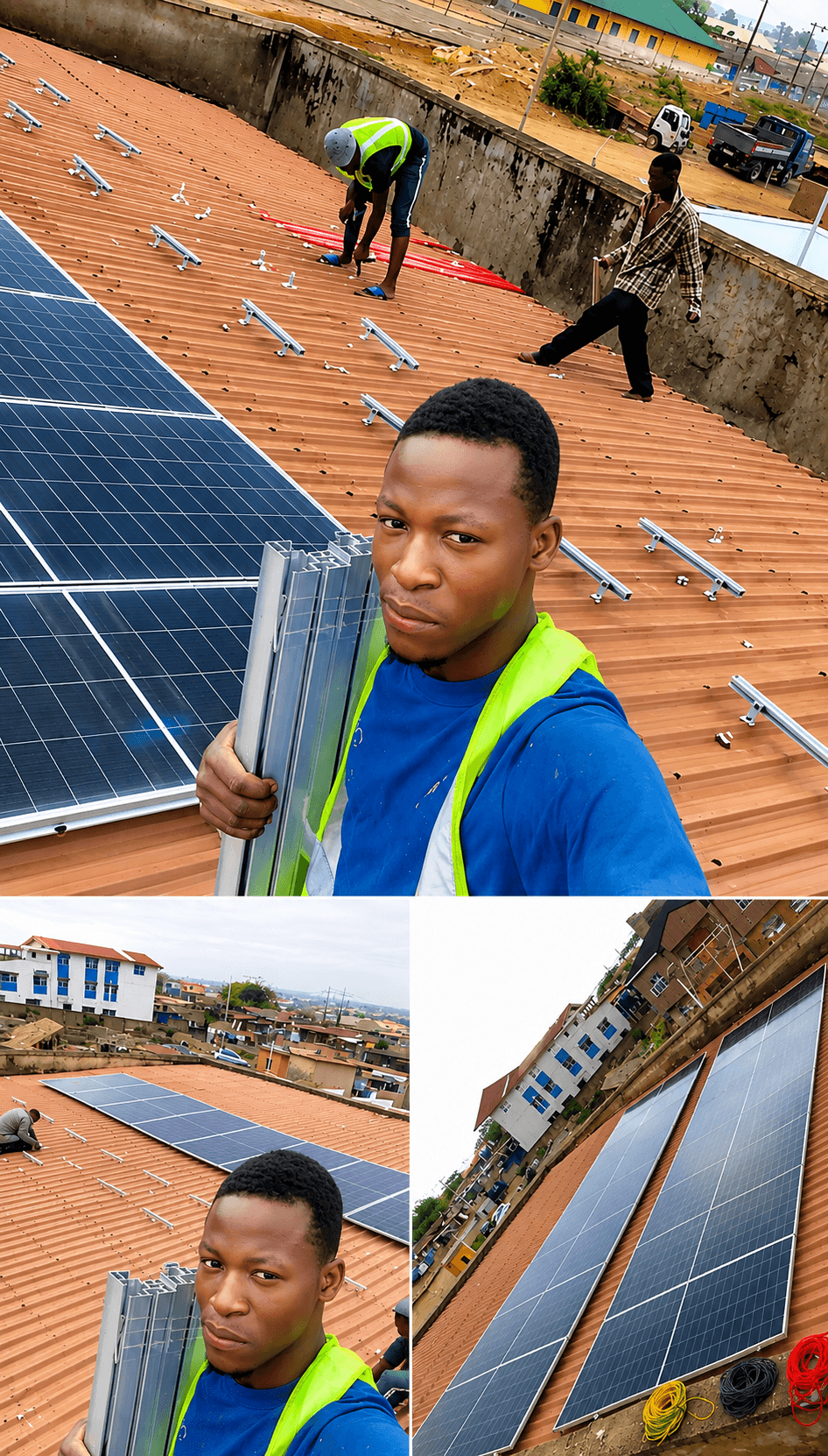 A COMPLETE SOLAR PANELS INSTALLATION