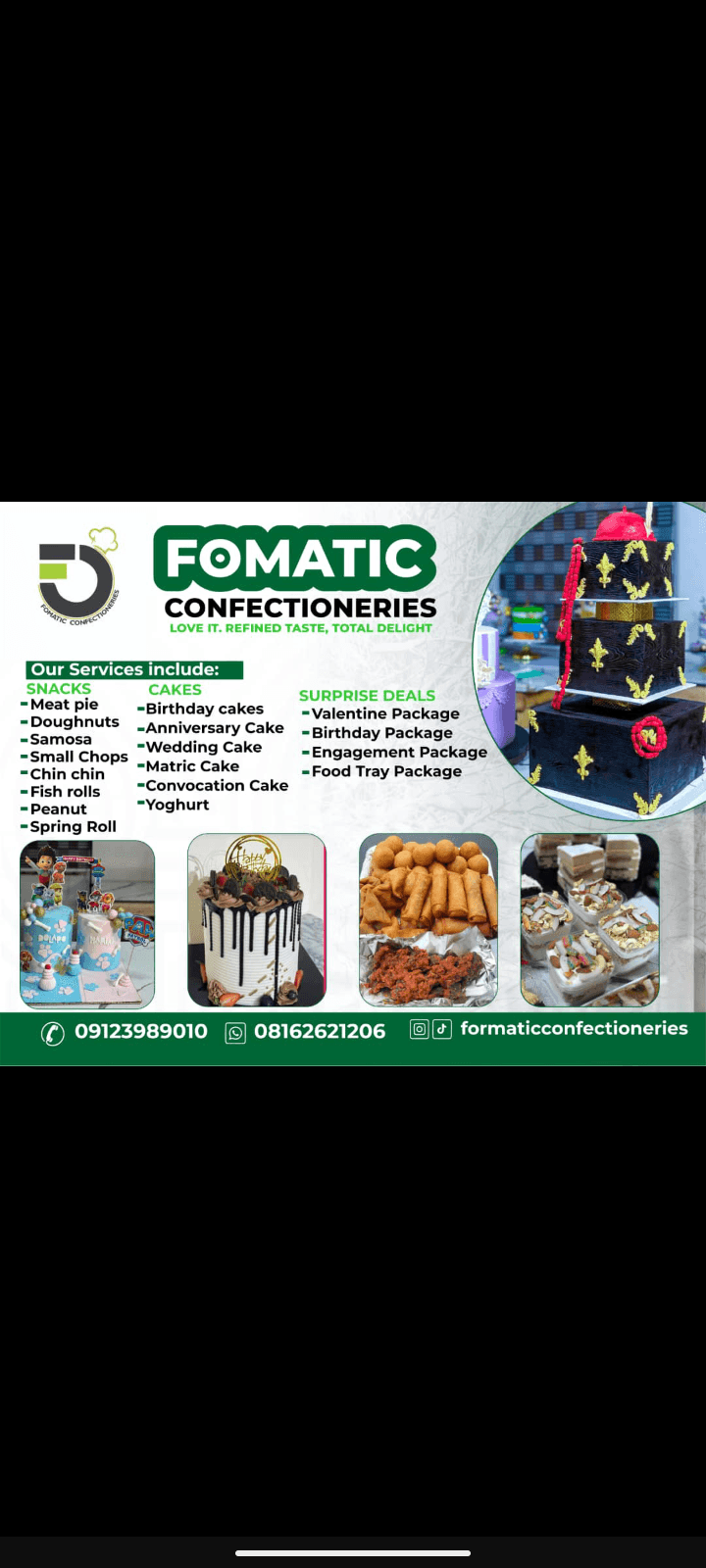 FOMATIC CONFECTIONERIES 