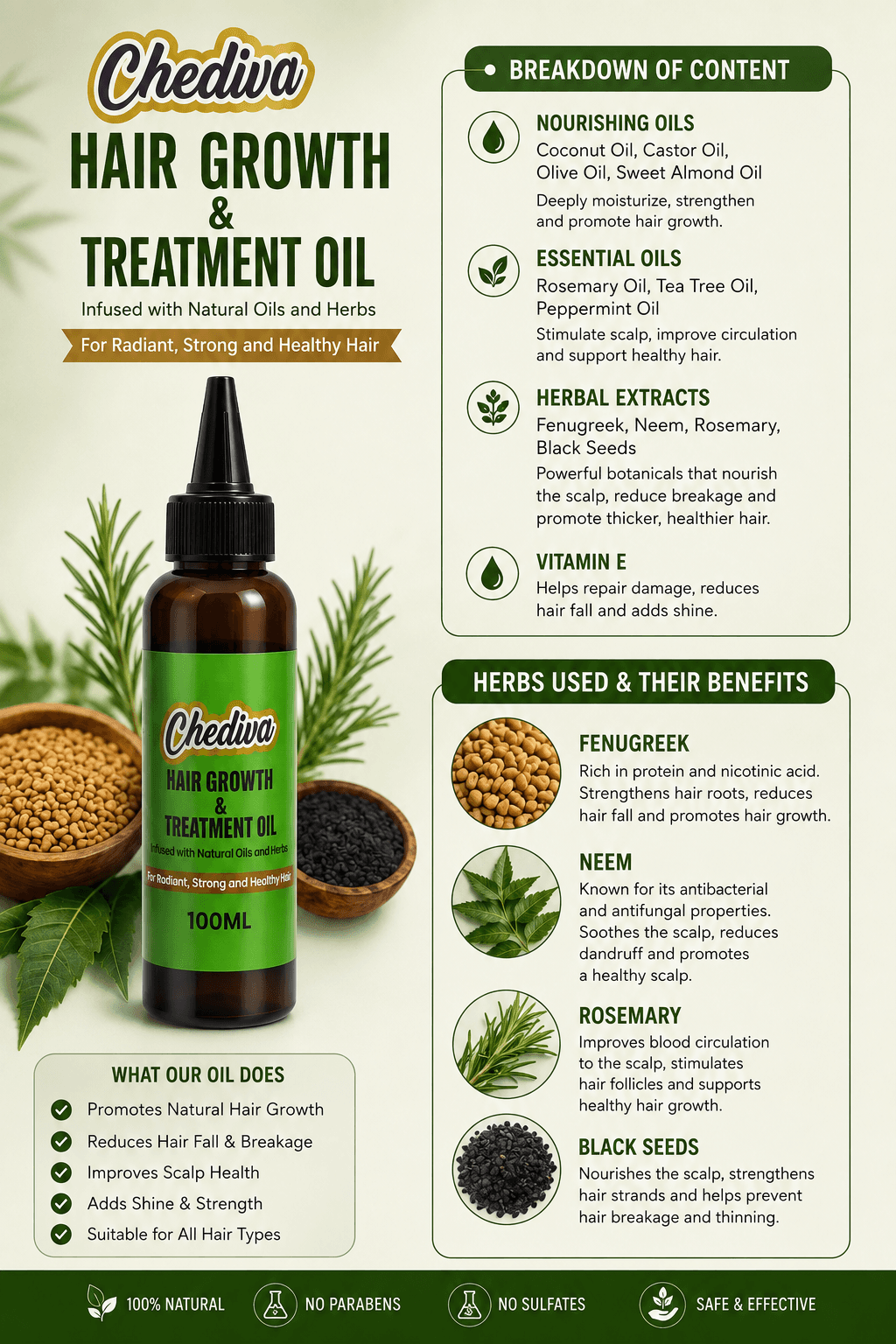 Hair Growth And treatment oil 