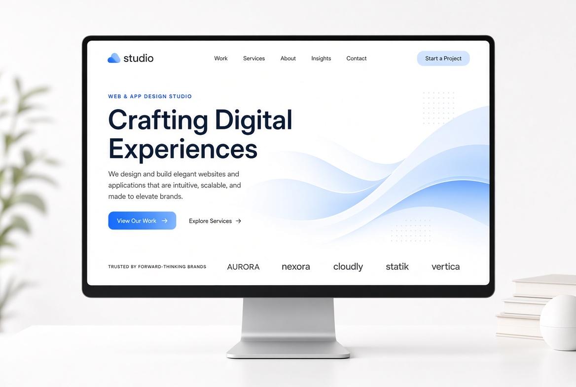 A completely responsive website 