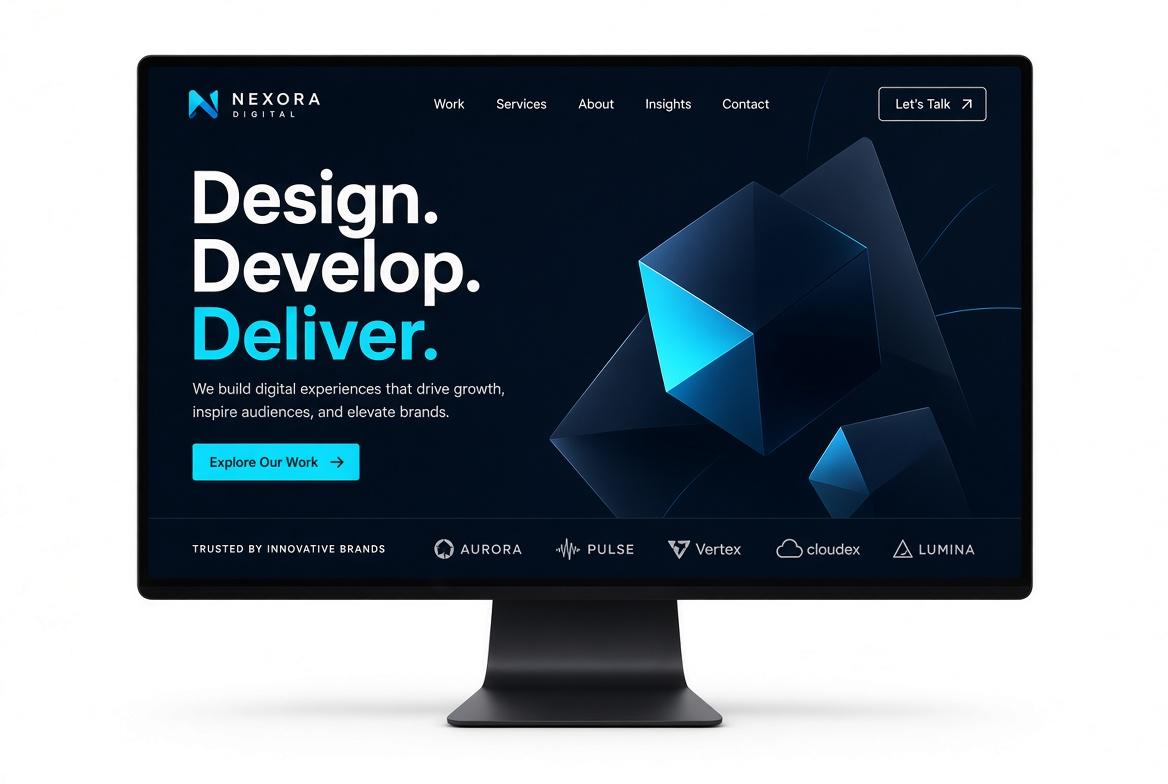 A completely responsive website 