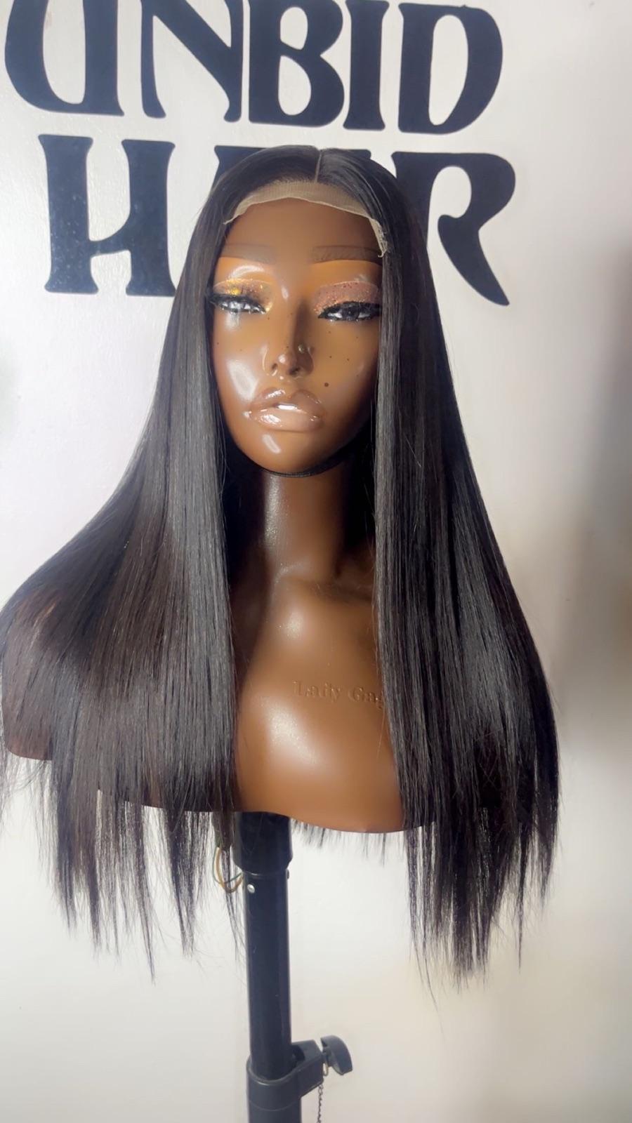 Luxe viet bone straight 18inches 2*4 closure virgin hair 