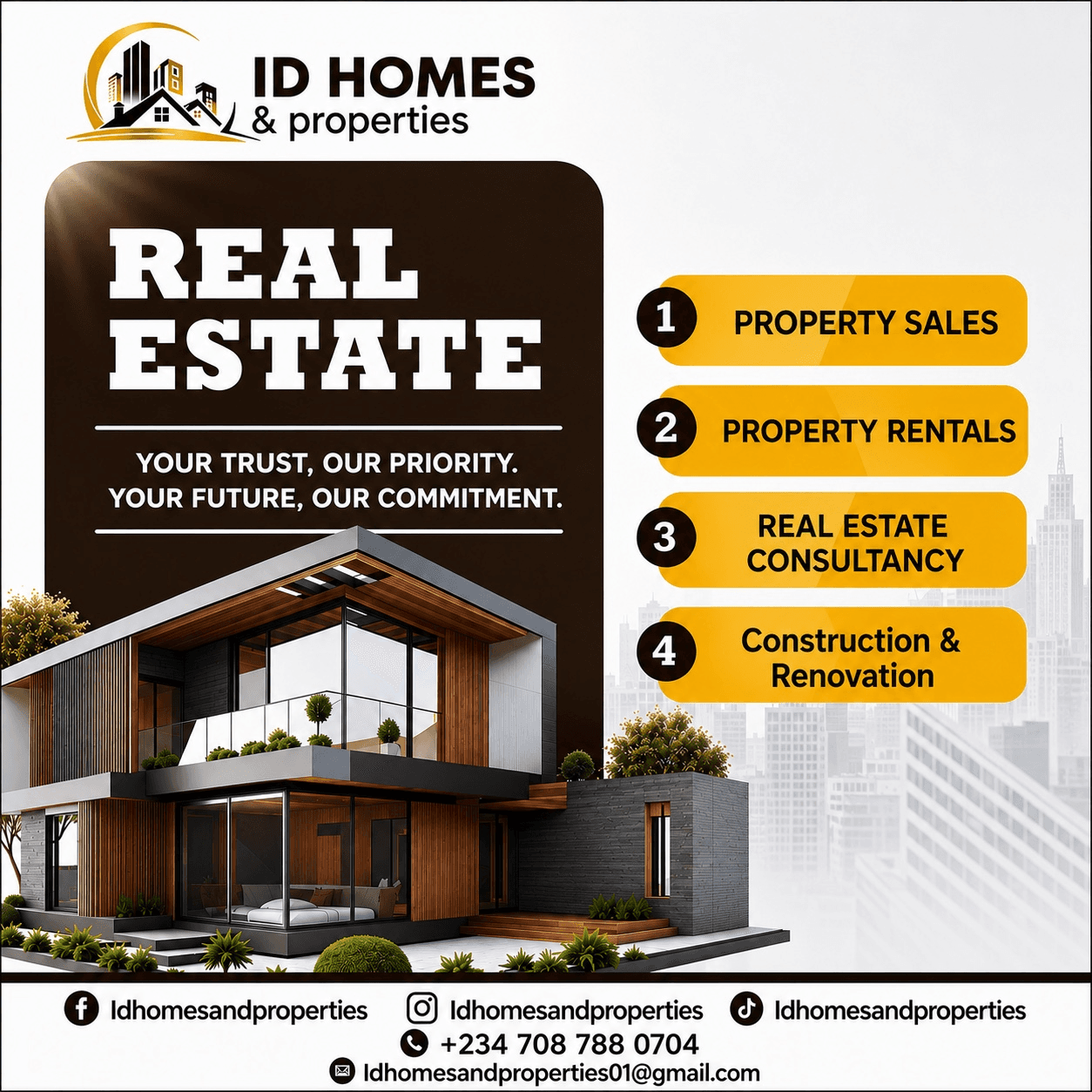 ID Homes & Properties  cover