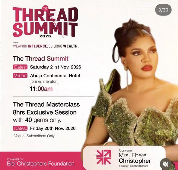 THE THREAD SUMMIT 2026: Weaving influence Building wealth
