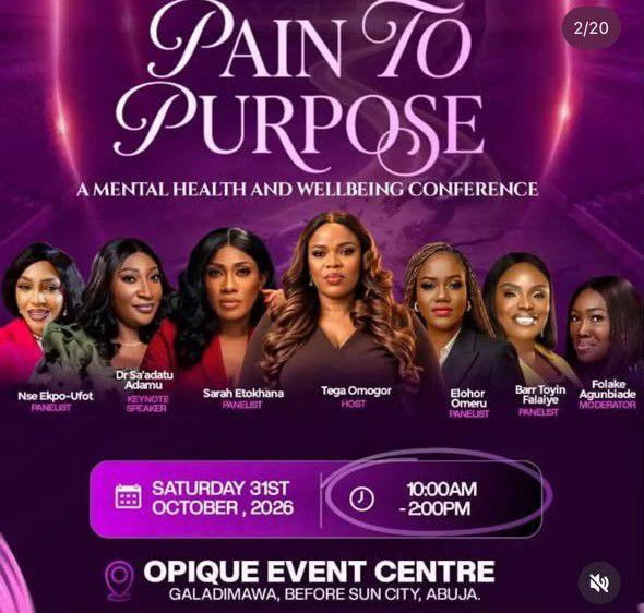 PAIN TO PURPOSE:A mental health and wellbeing conference